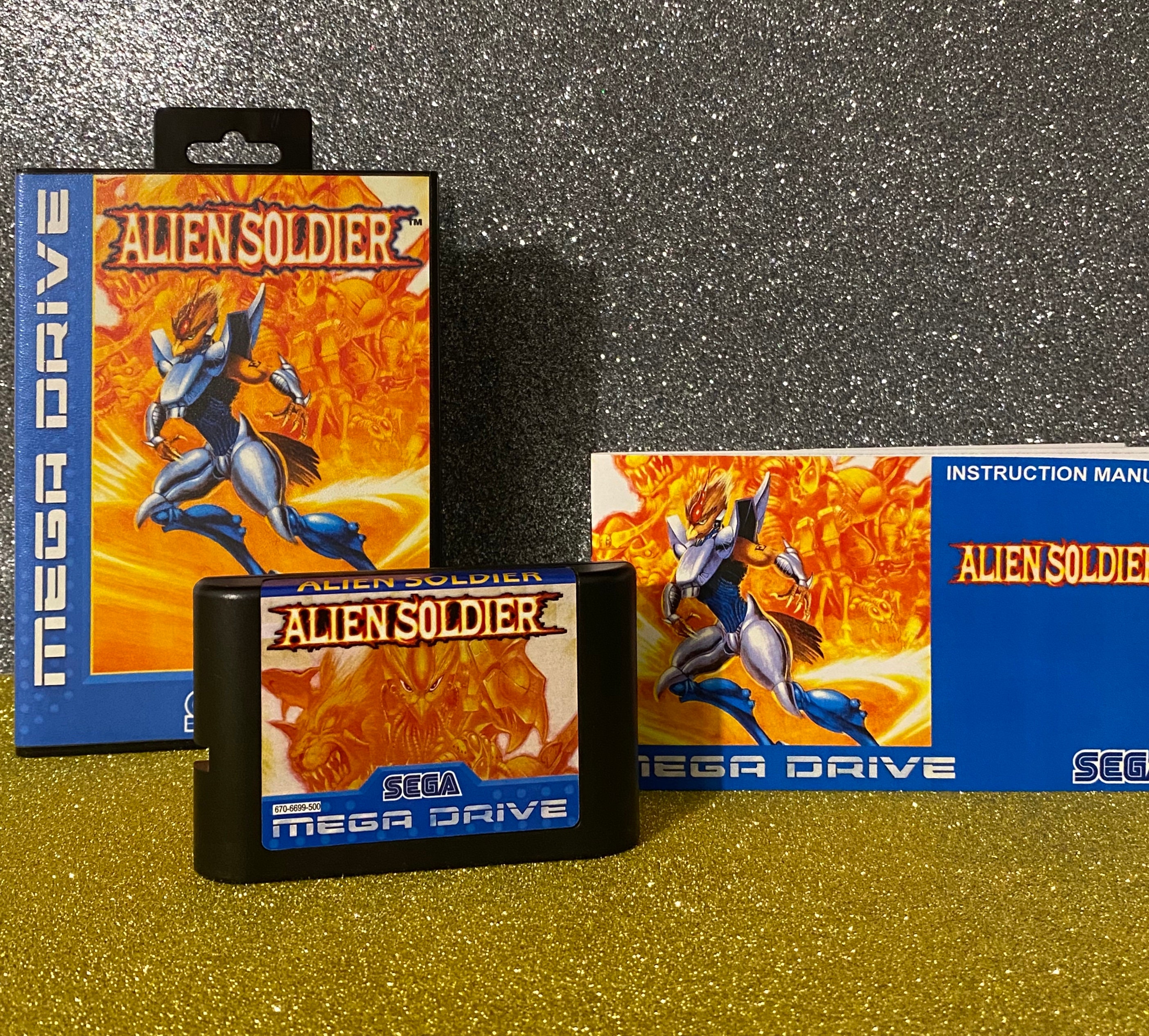 Alien Soldier - PAL Version - SEGA Mega Drive GENESIS - Etsy