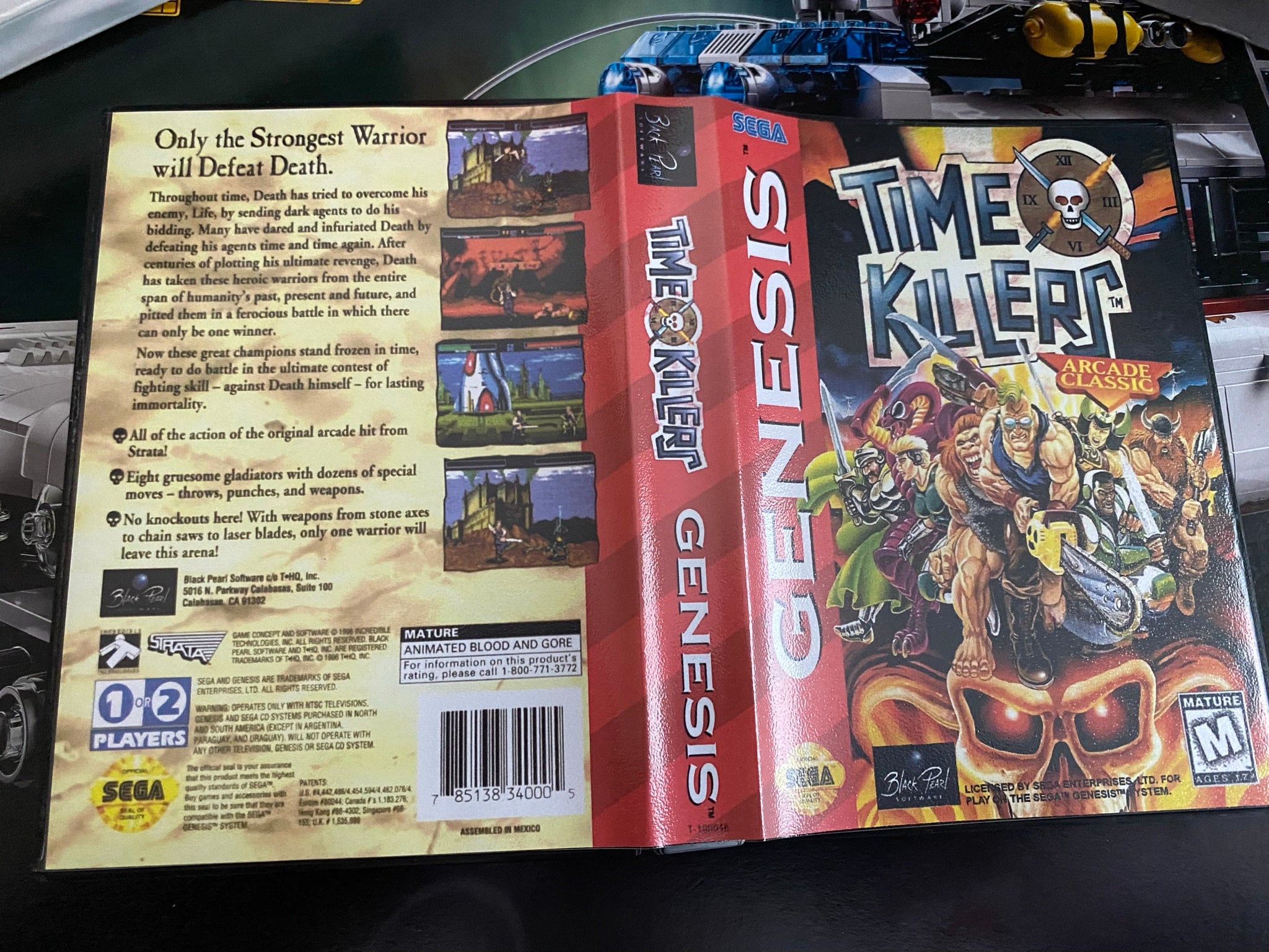 Time Killer - USA Version - SEGA Mega Drive GENESIS - Etsy