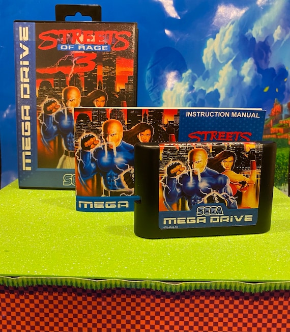 The PAL version of Streets of Rage 3, often seen as the black