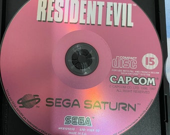 Resident Evil - PAL Version - SEGA SATURN - the Cd Inside is