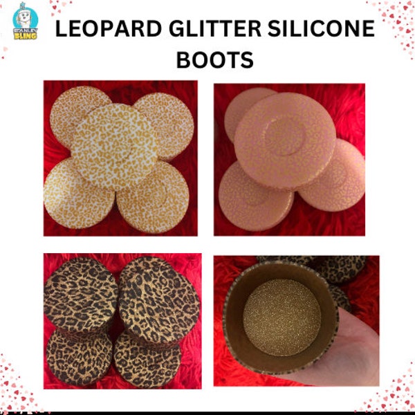 Silicone Boot Stanley Cup Leopard Etsy