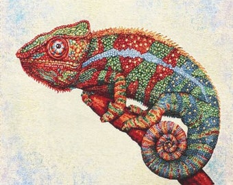 Chameleon Tapestry Cushion Cover
