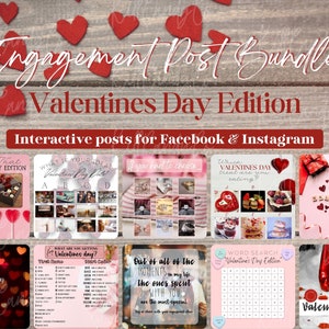 Betrokkenheidsberichten, interactieve berichtenbundel, socialmediaberichten, Facebook, Instagram, instant download, kant-en-klare socialmediaberichten