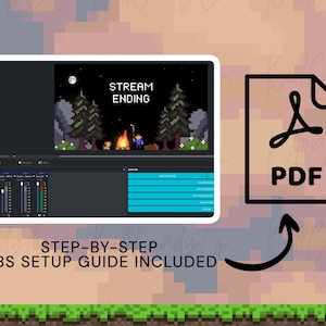 Animated Pixel Art Twitch Screens, Cozy Stream Overlay, Starting Soon ...