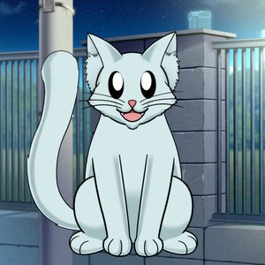 Live2D Katzenmodel
