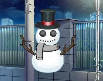 Modèle de bonhomme de neige Live2D