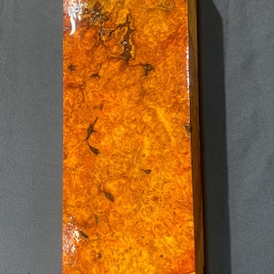 Amboyna Burl Slab| Exotic wood Block for costume Project