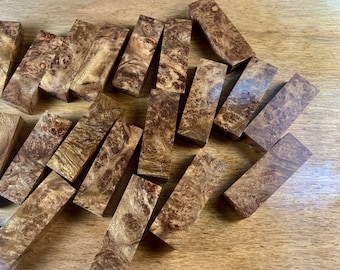 Kalappia Burl Figure Exotic wood: Knife Handle, Grip Scale