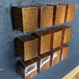 Kostüm Schwarz Palmenholz Flaschenstopfen Rohlinge | Exotisches Holz zum Drechseln