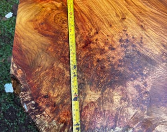 Amboyna Burl Slab For Premium Craft and Hobby | Unique Cutting Board | Rare Item 6