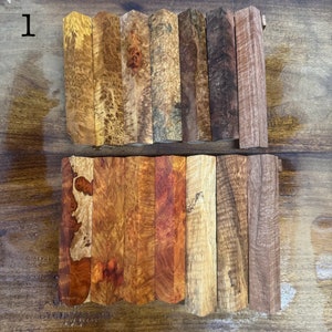 Mixed Exotic wood for Fountain Pen Blanks 1-5