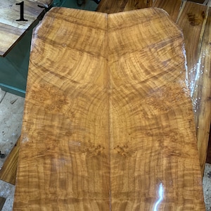 Curly Narra for Top Guitar | Drop Top guitar |