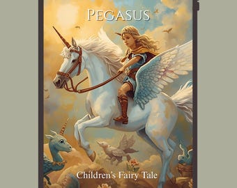 Tell Me a Fairy Tale – Bellerophon and Pegasus | Illustrated Greek Mythology Story (PDF Download)