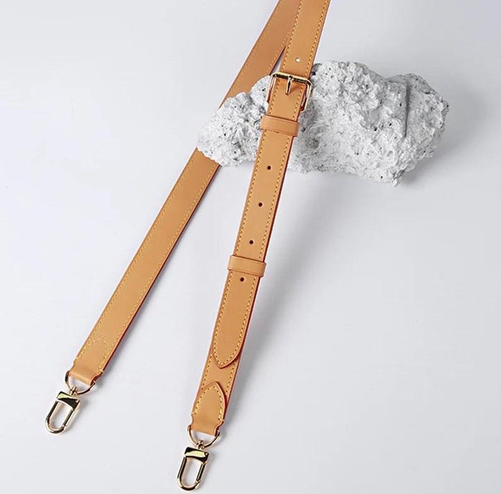  OULARIO Non Tanned Vachetta Leather Crossbody Adjustable Strap  for Pochette Small Bags Favorite Mini NM Eva PM MM (vachetta leather) :  Arts, Crafts & Sewing