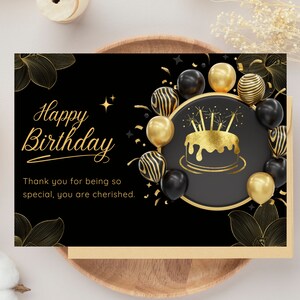 Cartão de aniversário exclusivo e personalizável para celebrações inesquecíveis, torne seu aniversário especial com cartões personalizáveis e personalizados