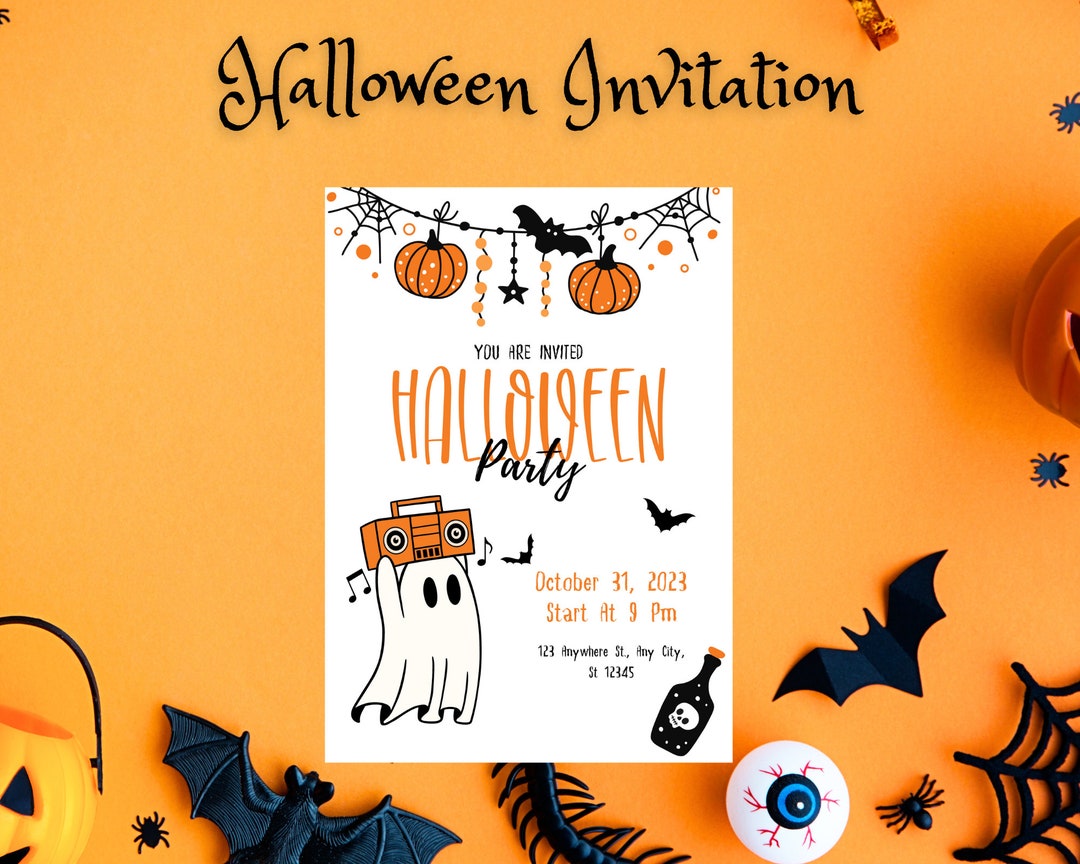 Editable Halloween Invites Invitation Templates Halloween Halloween Editable Halloween Invites Invitation Templates Halloween Halloween