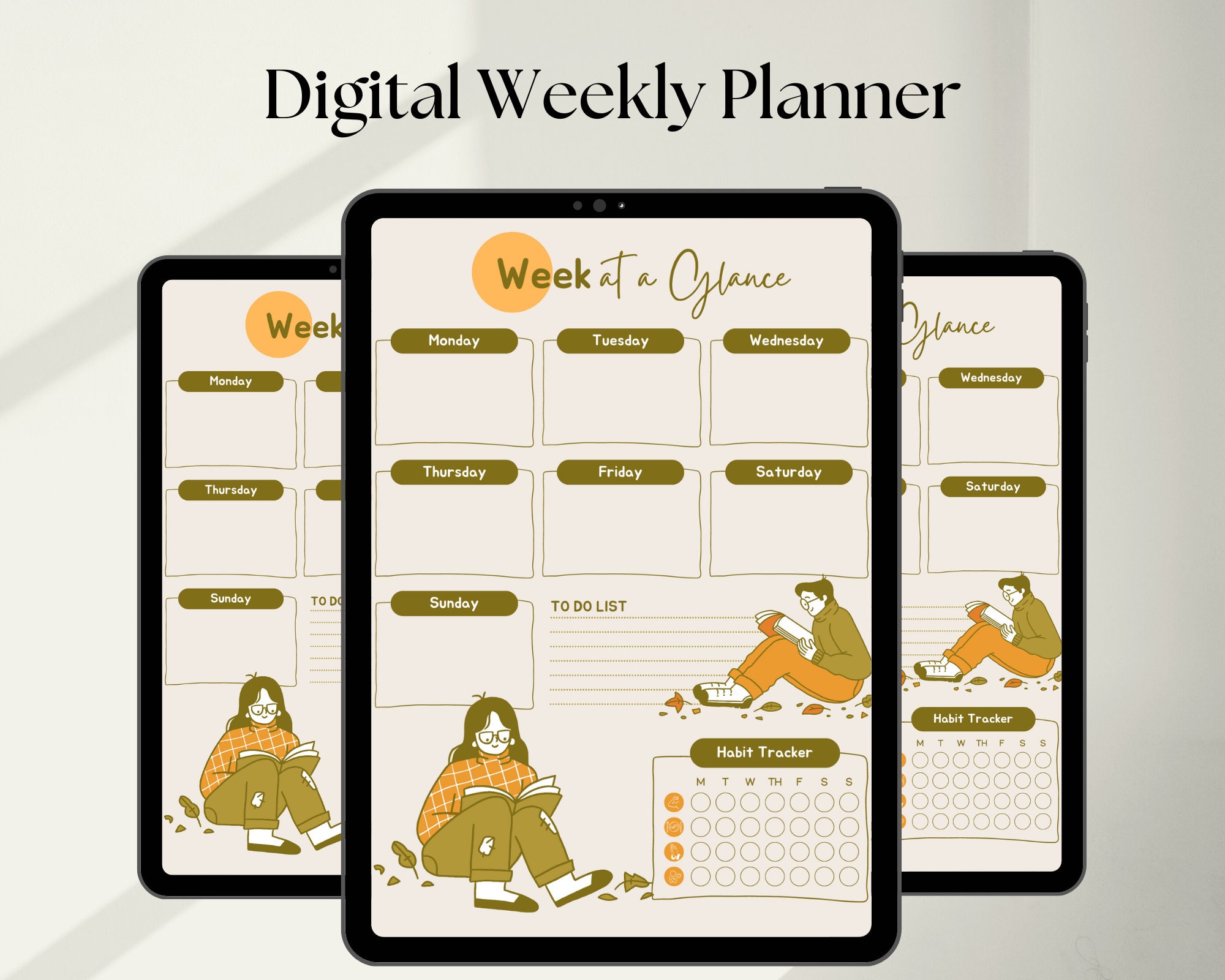 Weekly Planner | Weekly Tracker | Plan My Week | Productivity ...