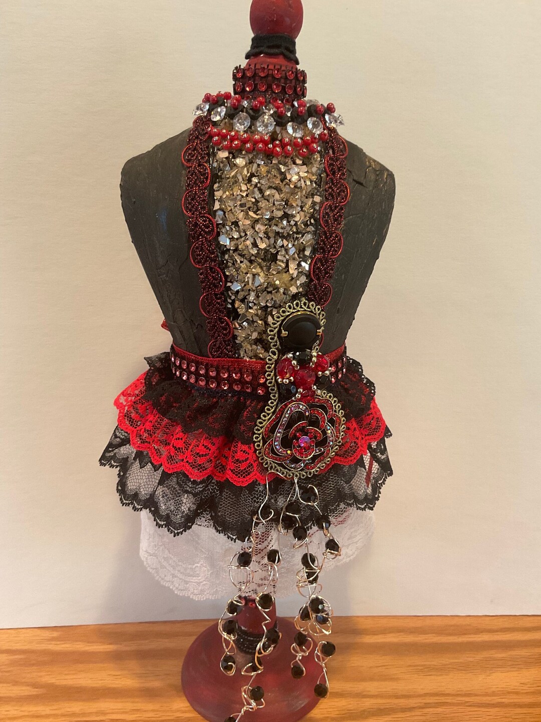 Crystal Beaded Dress Form - Etsy