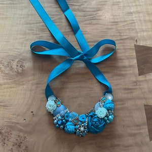 Chunky Beaded Statement Necklace