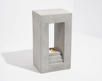 Concrete Candle Tealight holder - Handcrafted Unique Candle Holder - Minimalistic Home Decor