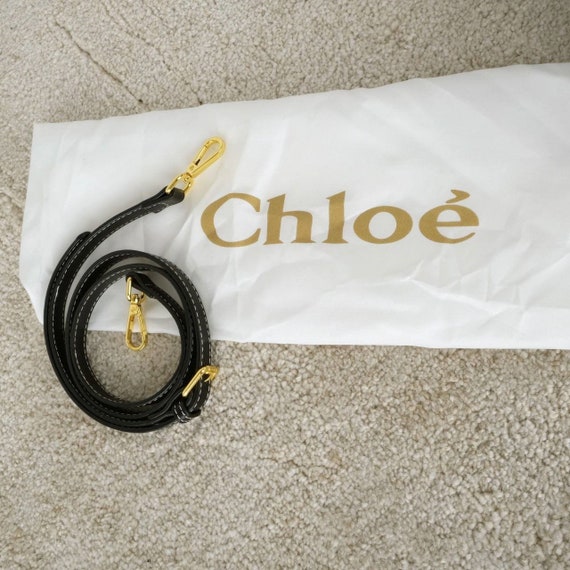 Chloe Straw Bag Handmade with leather, Large Wood… - image 3