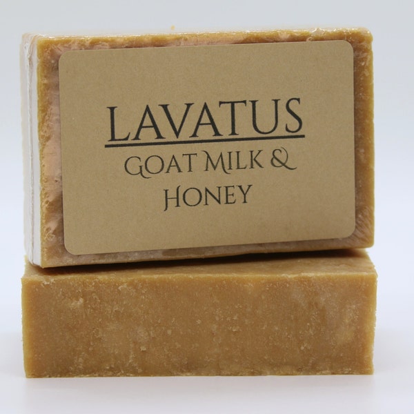 Handmade Goat Milk & Honey Soap | Goat Milk Soap | Olive Oil Soap | Palm Free | Sensitive Skin Soap | Organic Soap | Moisturizing Soap