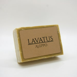 Handmade Aleppo Soap Eco-Friendly Soap Olive Oil Soap Palm Free Artisan Soap Sensitive Skin Soap Moisturizing Soap image 2