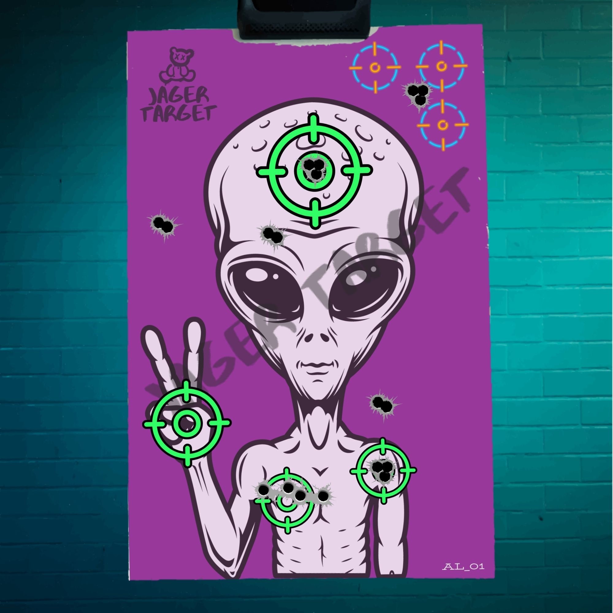 Realistic Digital Alien Shooting Targets Ideal for Fun and Skill ...