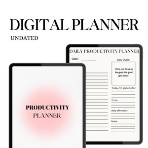Digital Planner | Ipad Planner | Goodnotes Planner | Daily Planner | Monthly Planner | Productivity Planner | It girl Planner |