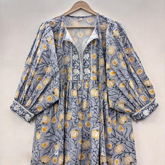 knee length dresses for ladies White Multi Cotton Floral Midi Dress - All Dresses main image 0