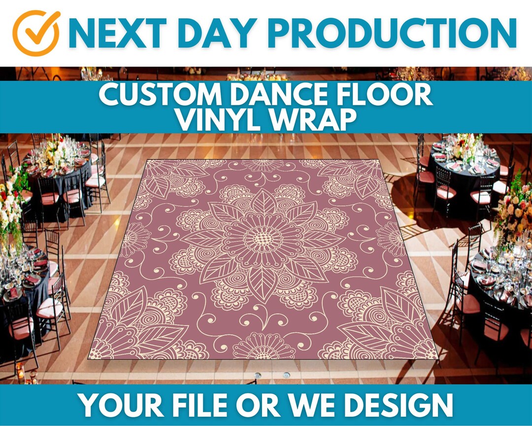Custom Dance Floor Wrap for Events Personalized Dance Floor Etsy