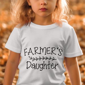 Fille de fermier SVG, décoration de ferme imprimable, vie à la campagne art numérique, décoration d'intérieur rustique, signe de fille de ferme, téléchargement immédiat