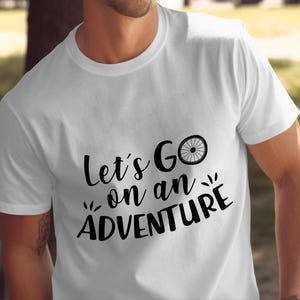 Citazione avventura SVG, andiamo all'avventura File di taglio digitale, Clipart avventura di viaggio, Vacanza svg per Cricut, File Silhouette