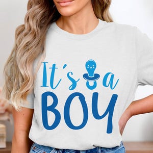 It&#39;s a Boy Baby Announcement, Blue It&#39;s a Boy Digital Design, Gender Reveal Decor, Baby Shower Sign, Printable Baby Boy Art