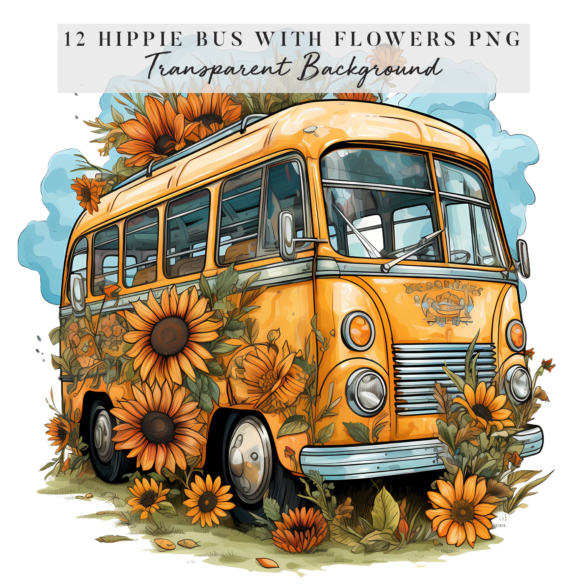 Hippie Cliparts - Hippie Flower Transparent Background, HD Png