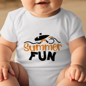 Summer Fun Digital Design, Beach Themed Clipart For Summer Projects, Surfing Graphic Print, Summer Wall Art Digital Download