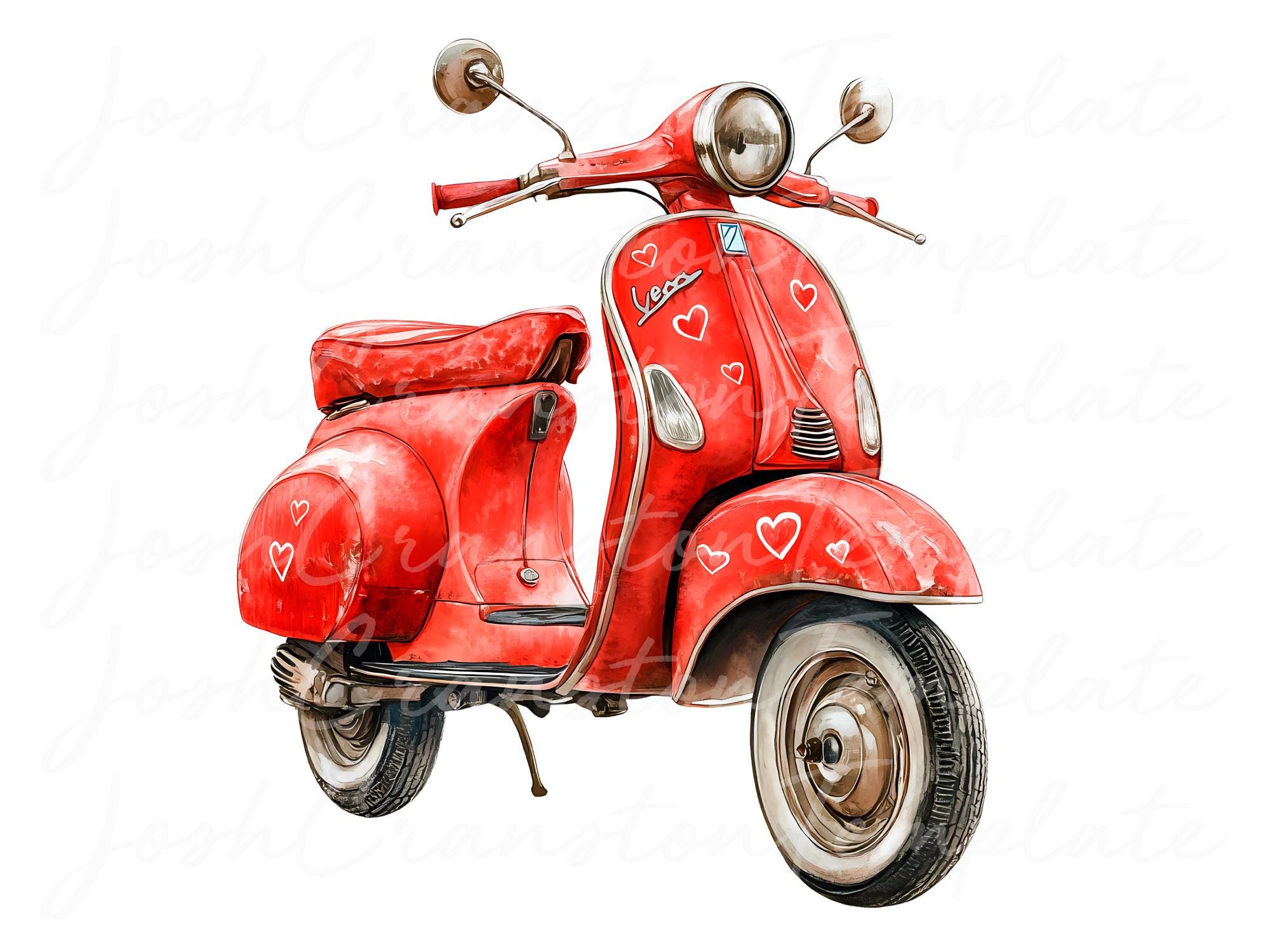 Vespa ベスパ ヴィンテージ1/18 6台セット バイク フィギュア