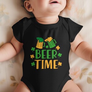 St. Patrick's Day digitaal ontwerp afdrukbare kunst bier tijd St. Patrick's Day decor bier tijd afdrukbare muur kunst direct downloaden