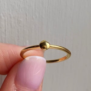 Lentil Ring Early Miscarriage Baby loss Pregnancy loss Memorial Ring Remembrance Ring image 2