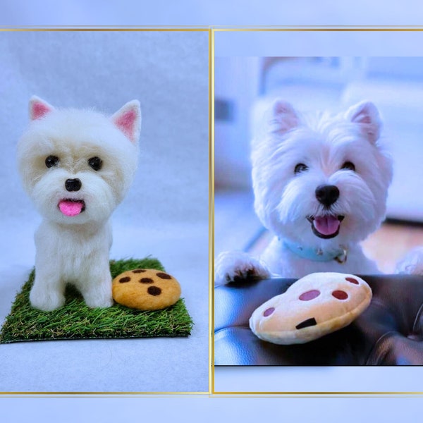 pet sculpture / custom needle felted pets / realistic dog replica / custom felted dog portrait / Custom needle felted dog figure / doglover