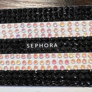 Carte-cadeau Sephora bling bling et éblouissante de strass, cadeau pour les amateurs de beauté et de maquillage, cadeau d'anniversaire glamour, cadeau de mariée, d'adolescent ou de dernière minute.