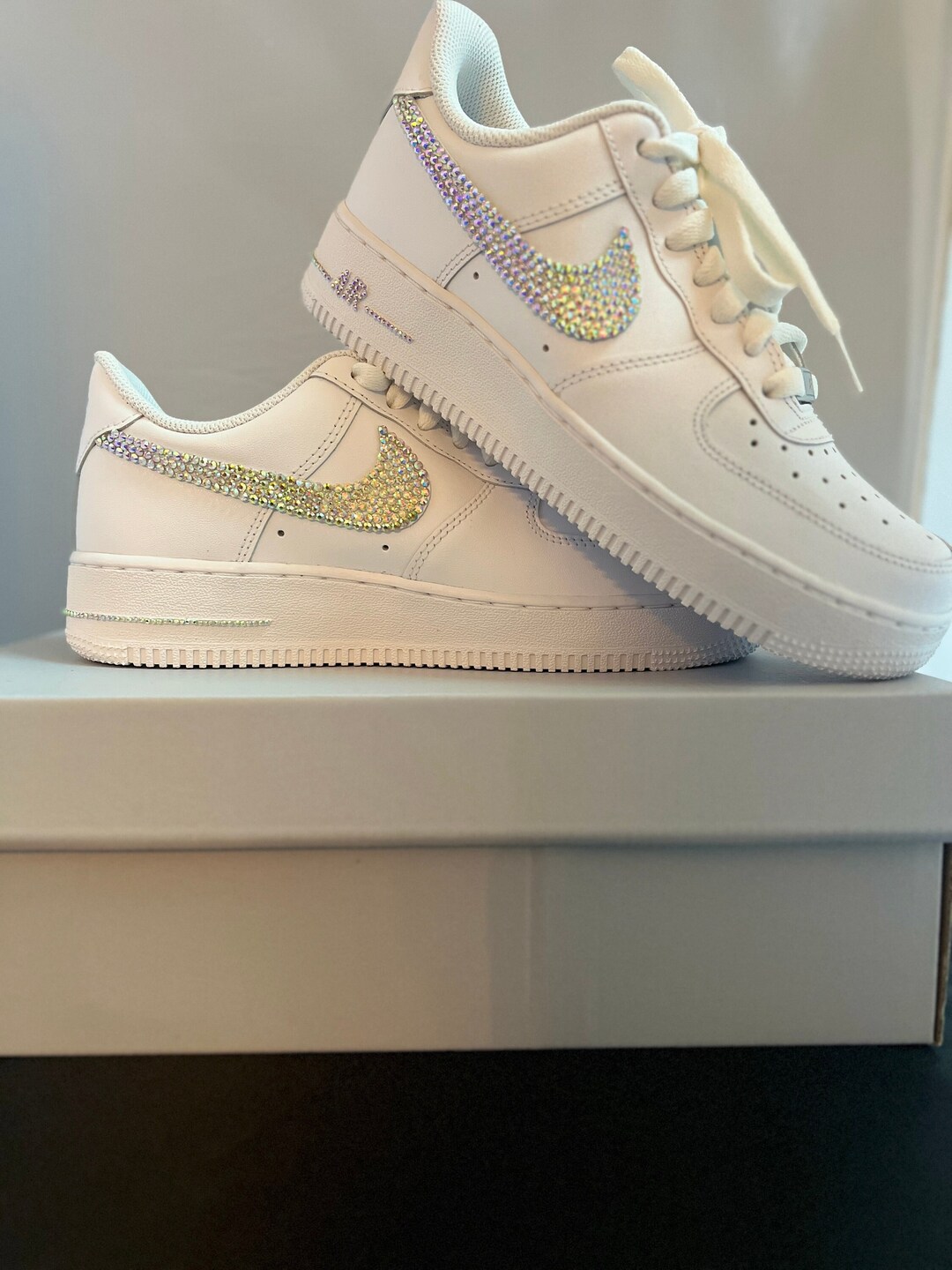 bedazzled air force ones