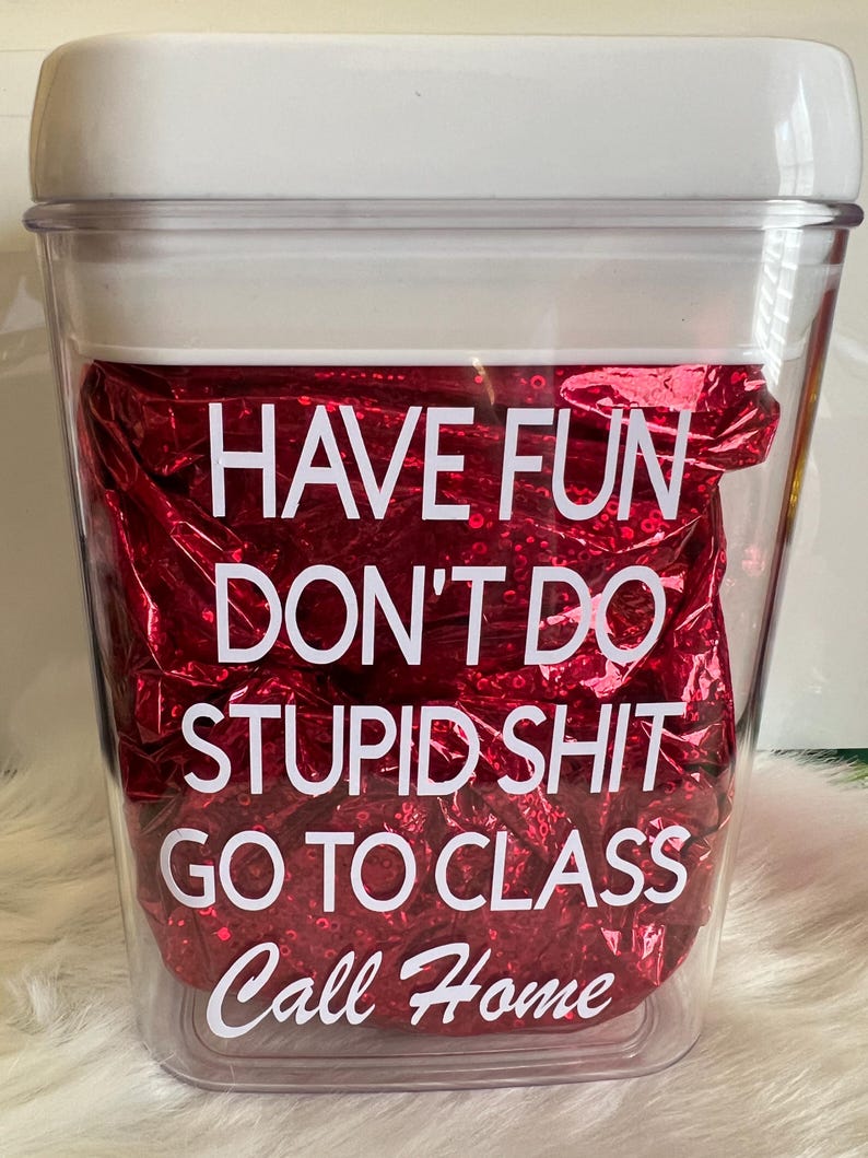 Funny Gifts for College Students, Treat Jar, High School Graduate Gift