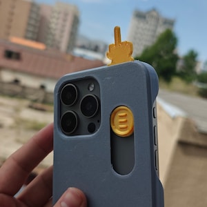 Middle Finger Phone Case | 3D Printed Case | Emoji Phone Case | Novelty Case