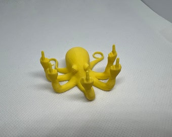 Middle Finger Octopus | Rude Octopus | Fucktopus