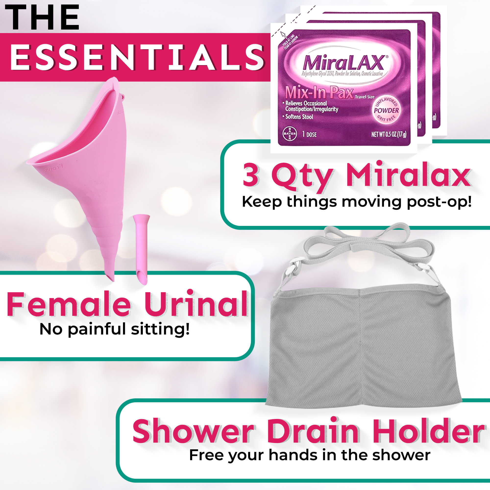 BBL Supplies After Surgery Kit BBL Recovery Post Surgery Package 32