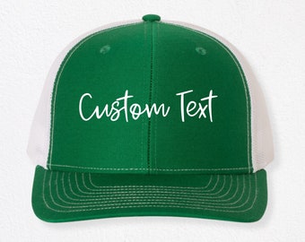 Custom Trucker Hat, Personalized  Baseball Cap, Custom Logo Hat, Unisex Trucker Hat, Custom Baseball Cap, Group Hats, Personalized Gift