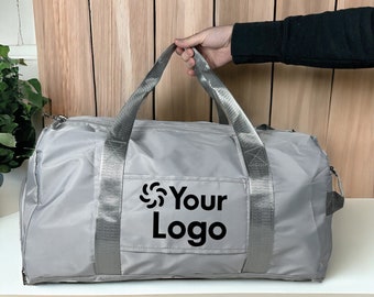 Custom Logo Duffle Bag For Gift, Gym Gifts, Gift For Friends, Travel Gifts, Personalized Sport Duffle Bag, Name Duffle, Company Logo Bag