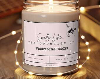 Vela de soja con aroma único: aroma fresco y limpio - Regalo para amantes del deporte