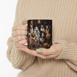 Halloween Dogs Inspired Coffee Mug 11oz